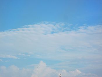 Low angle view of clouds in sky