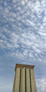 Low angle view of building against sky