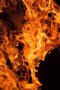 Close-up of fire