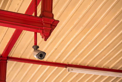 Low angle view of ceiling