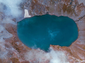 Aerial view of sea