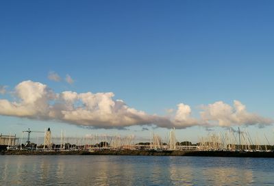 Panoramic view of sea against sky