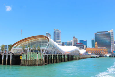 River with buildings in background