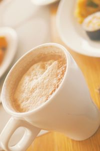 Close-up of coffee in bowl