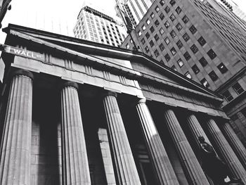 Low angle view of eiffel tower