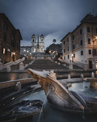 The spanish steps in rome