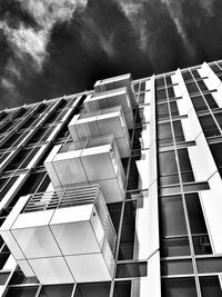 Low angle view of building against sky