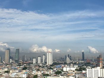 Cityscape against sky