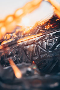 Close-up of rusty metal