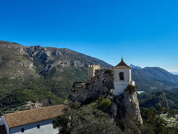 Views from guadalest castle, alicante, spain