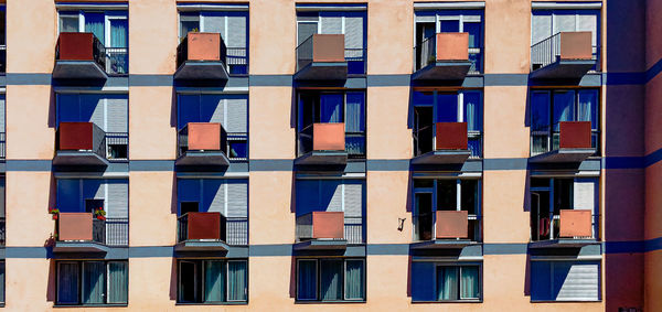 Full frame shot of modern building