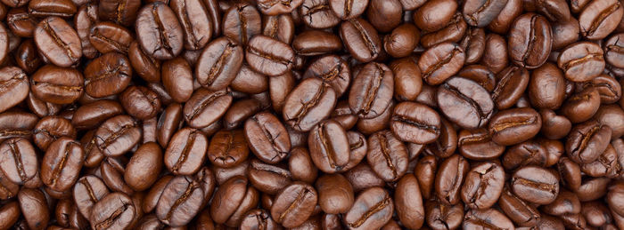 Full frame shot of coffee beans