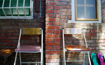 Built structure with windows