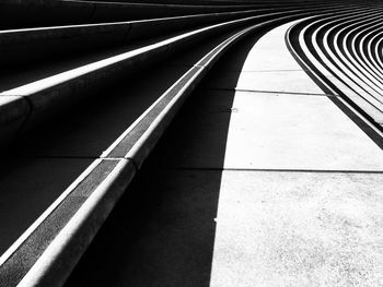 Full frame shot of steps on sunny day