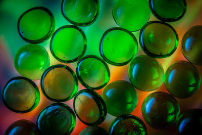 Full frame shot of multi colored glass