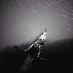 Woman in boat