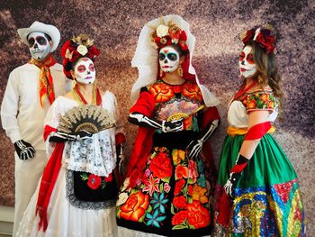 Group of people in traditional clothing