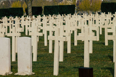 View of cemetery