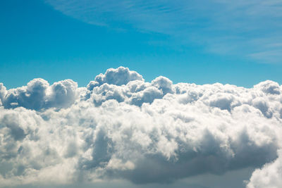 Low angle view of clouds in sky