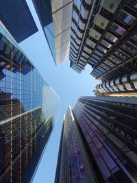 Low angle view of modern building