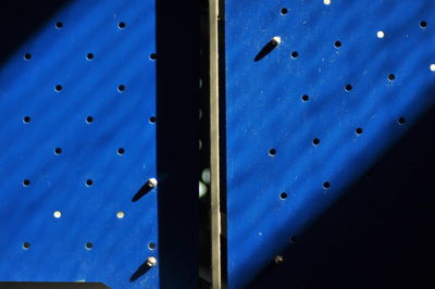 Low angle view of illuminated light