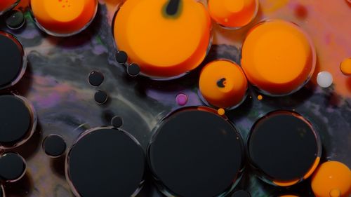 Full frame shot of multi colored balloons