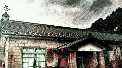 Low angle view of built structure