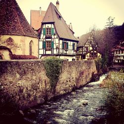 Houses in the sea