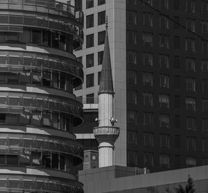 Low angle view of buildings in city