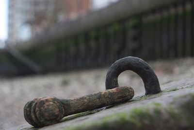 Close-up view of pipe