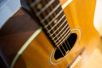 Close-up of guitar
