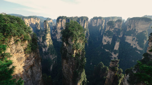 Scenic view of mountains