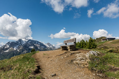 Panoramic view of landscape against sky