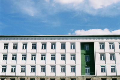 Low angle view of building against sky