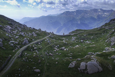 Beautiful italian mountains near turin