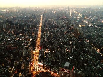 Aerial view of cityscape