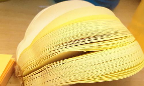 Close-up of food on table
