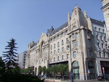 Low angle view of historical building