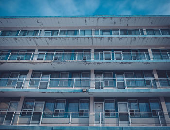 Low angle view of building against sky