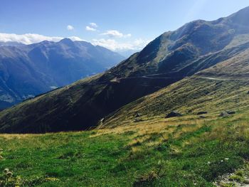 Scenic view of mountains