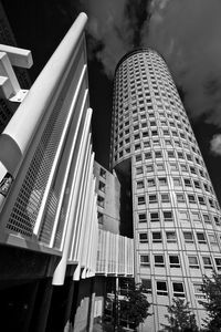 Low angle view of building against sky
