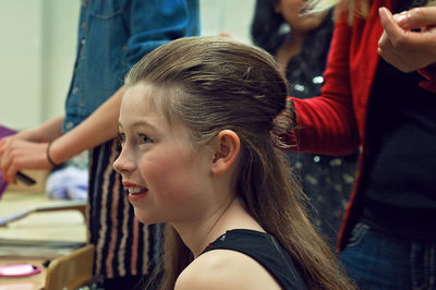 Portrait of young woman