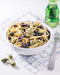 Close-up of food in plate