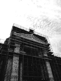 Low angle view of building against sky