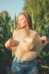 Vitamin d in womens health, role of vitamin d3 supplements in female health. young woman enjoying 