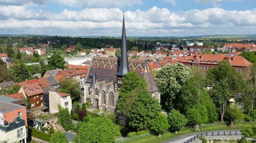 Panoramic view of city