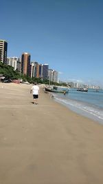 View of city at seaside