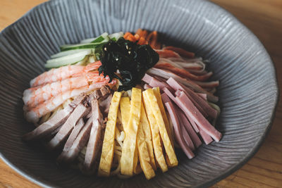 Close up japanese food called ramen.