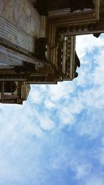 Low angle view of historic building against sky