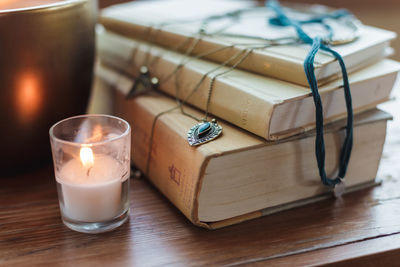 Close-up of food on table